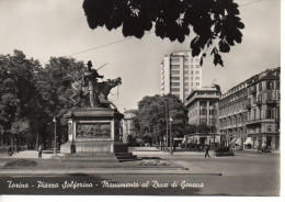 CP - PHOTO - TORINO - PIAZZA SOLFERINO - MONUMENTO AL DUCA DI GENOVA - 344 - Piazze