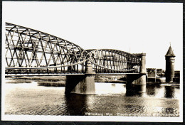 0398 Alte Foto Ansichtskarte - Marienburg Ordensburg Eisenbahnbrücke Buttermilchturm N. Gel - Westpreussen