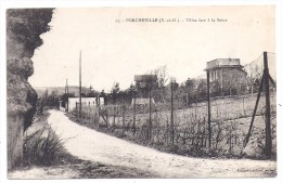 CPA Porcheville Yvelines Villas Face à La Seine édit Gaulard Non écrite Bon état Dos Vert - Porcheville