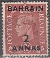 Bahrain 1950 Michel 73 O Cote (2007) 0.40 Euro Roi George VI Cachet Rond - Bahrein (...-1965)