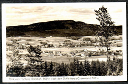 0409 Alte Foto Ansichtskarte - Huhberg Bieleboh Nach Schleifberg Czorneboh Gel 1936 - Löbau