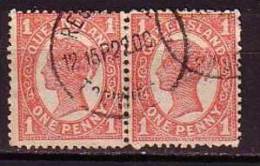 PGL - QUEENSLAND Yv N°94 PAIR - Oblitérés