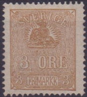 1862/72 SVEZIA SWEDEN SVERIGE  VALORE IN ORE  3 O. Bistrio N.12a  MNH.  Cat. € 260,00 - Ongebruikt