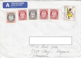 19744- ORCHIDS, VALUES, STAMPS ON COVER, 1997, NORWAY - Lettres & Documents