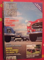 Revue Rétroviseur N° 171. 2002. 156 Pages. Cabriolet Peugeot Panhard Vespa Ford Consul Horch Rolls-royce Lincoln - Auto