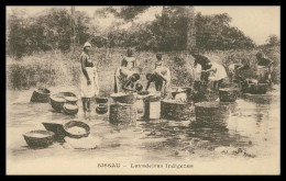 GUINÉ-BISSAU -  LAVADEIRAS- Lavadeiras Indigenas Carte Postale - Guinea-Bissau
