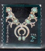 United States 2011 Navajo Necklace - Sc # 3758B- Mi.4661 - Used - Oblitérés