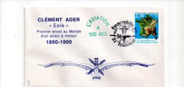 050 Toulouse   12,10,1990 Eole  Clement Ader - Andere & Zonder Classificatie