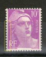 Gandon N°811*_cadre Ouest Avec Filet Sur "Gandon"_lèvre Supérieure Fendue_3 Scans - Unused Stamps