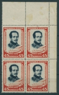 Sowjetunion 1939 Michail Lermontow Schriftsteller 728 Postfrisch Ecke (R8123) - Unused Stamps