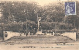 NORD PAS DE CALAIS - 62 - PAS DE CALAIS -DIVION - Monument Aux Morts - Divion