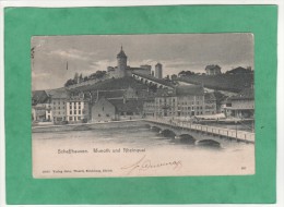 Schaffhausen Munoth Und Rheinquai (canton De Schaffhouse - Suisse) - Schaffhouse