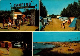 85-ST-HILAIRE DE RIEZ..SION SUR MER..CAMPING..4 VUES...CPM - Saint Hilaire Des Loges