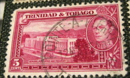 Trinidad And Tobago 1938 General Post Office And Treasury 5c - Used - Trinidad & Tobago (...-1961)