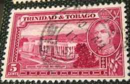 Trinidad And Tobago 1938 General Post Office And Treasury 5c - Used - Trinidad & Tobago (...-1961)