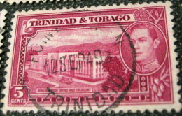 Trinidad And Tobago 1938 General Post Office And Treasury 5c - Used - Trinité & Tobago (...-1961)