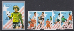 Cambodia 1994 Football World Cup USA 5v +  M/s ** Mnh (WC021) - 1994 – USA