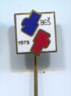 BOXING - BOX RING, BES 1973, European Championship Yugoslavia, Vintage Pin Badge, Enamel - Boxeo