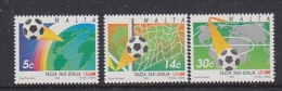 Malta 1994 Football World Cup USA  3v ** Mnh (WC024B) - 1994 – Estados Unidos