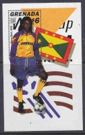 Grenada 1994 World Cup USA Football M/s ** Mnh (WC028) - 1994 – USA