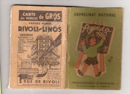 Agenda 1960 Orphelinat 1960 Fédération Nationale Des Chemins De Fer SNCF Le Pecq Foyer De Jeunes Filles 78 Yvelines 1948 - Formato Piccolo : 1921-40