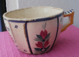 Ancienne Tasse QUIMPER HB Hubaudière Bousquet Numérotée - Quimper/Henriot (FRA)