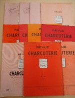 Lot De 11 Revues  - Revue De La Charcuterie De France Et D'Outre-Mer - 1954/1959 - Cuisine & Vins