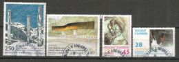 ANDORRA / ANDORRE. Europa 1993. L´Art Contemporain Andorran.  4 T-p Oblitérés 1 ère Qualité. NO PJ - Used Stamps