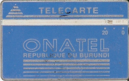 TARJETA DE BURUNDI DE 20 UNITS DE ONATEL (001B) - Burundi