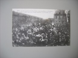 MOSELLE METZ LA FOULE SE PRESSE SUR LA PLACE ROYALE.............................LE 19/11/1918 - Metz Campagne