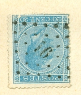 België/Belgique 18  L 16  Arlon   Nipa + 40 - 1865-1866 Profile Left
