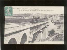 Sidi Medjahed Près De Lalla Maghrnia Train De La Cie Q.A. Passant Sur Le Pont De L'oued Ouââme édit. Boumendil - Other Cities