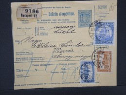 HONGRIE - Détaillons Collection De Bulletins  D Expéditions  - Colis Postaux  - A Voir - Lot N° P5427 - Paketmarken