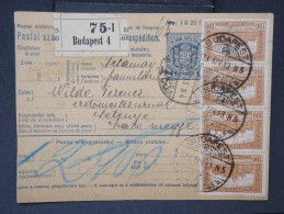 HONGRIE - Détaillons Collection De Bulletins  D Expéditions  - Colis Postaux  - A Voir - Lot N° P5431 - Paquetes Postales