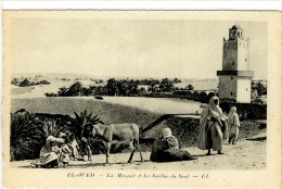 Carte Postale Ancienne El Oued - La Mosquée Et Les Jardins Du Souf - Religion, Islam - El-Oued