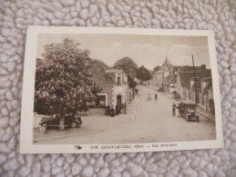 A289.CPA  .18. AINAY-LE-VIEIL. Rue Principale.  Beau Plan Animé.  Ecrite & Voyagée 1949 - Ainay-le-Vieil