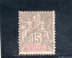 GUADELOUPE 1900-1 * - Unused Stamps