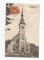 Cp , 91 , CHAMPROSAY , Vue Prise Du Pont De RIS , L'allée Des Peupliers Et Le Sanatorium , écrite - Autres & Non Classés