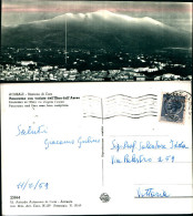 1164)cartolina  Pannrama Con Veduta Dell'etna Dall'aereo-acireale Stazione Di Cura - Acireale