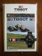 Superbike Tissot Sport Watch Sponsor Double Carte Postale - Moto Sport