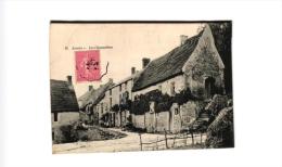 AUVERS LES CHAUMIERES ,PERSONNAGES,A VOIR !! TOITS DE CHAUME   REF 43653 - Auvers Sur Oise