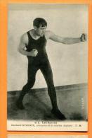 MNF-28  Poids Mi-lourd Australien Herbert Synnot Synnott, Champion De La Marine Anglaise.  Carte Photo. - Boxing