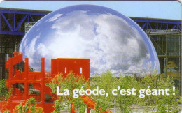 TICKET CARTE MAGNETIQUE LA GEODE CITE DES SCIENCES SPEOS + 6 NUMEROS VERSO UT - Sonstige & Ohne Zuordnung