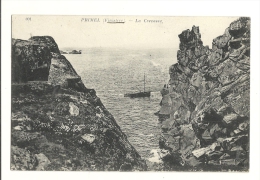 Cp, 29, Primel, La Crevasse, Voyagée 1919 - Primel