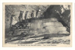 Cp, 38, Grottes De La Balme, Les Petits Bassins, écrite 1937 - La Balme-les-Grottes