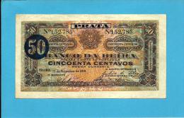 MOZAMBIQUE - 50 Centavos - 15.09.1919 - P R4a - BANCO DA BEIRA - PORTUGAL - Mozambique