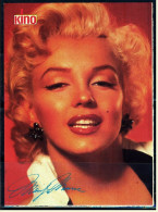 Kino-Autogrammkarte  -  Repro, Signatur Aufgedruckt  -  Marilyn Monroe - Autografi