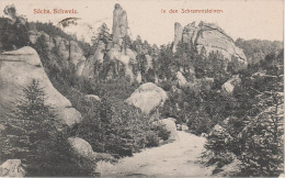 AK Sächsische Schweiz In Den Schrammsteinen Felsen Bei Schmilka Postelwitz Schandau Kirnitzschtal Krippen Schöna Sebnitz - Schmilka