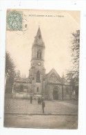 Cp  , 95 , MONTLIGNON , L'église , Voyagée - Montlignon