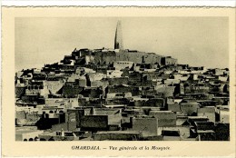 Carte Postale Ancienne Ghardaïa - Vue Générale Et La Mosquée - Religion, Islam - Ghardaia